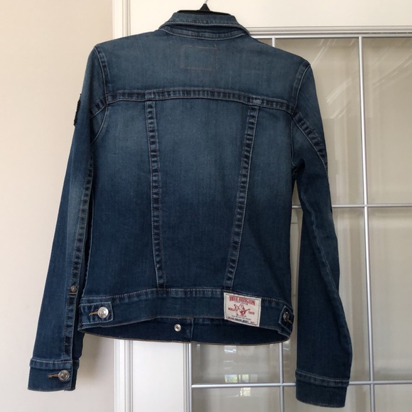 True Religion Trucker Denim Jean Jacket - Picture 7 of 8